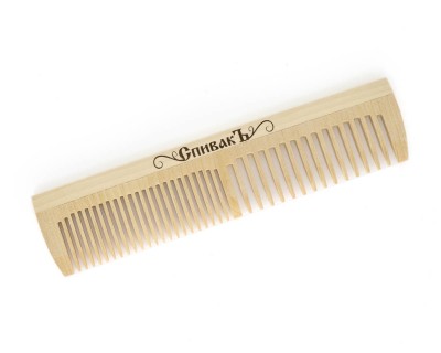 Расчёска для волос Гребень деревянный комбинированный 197 мм Спивакъ